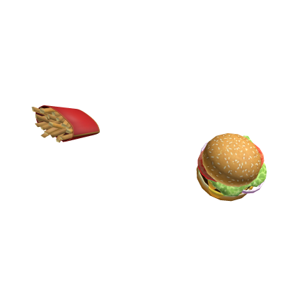 Fries and Burger holdable