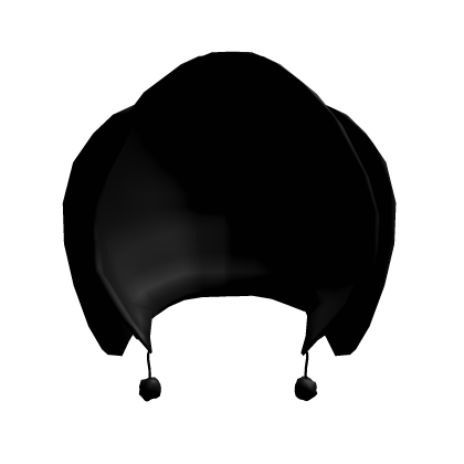 kawaii bunny hood black Roblox item