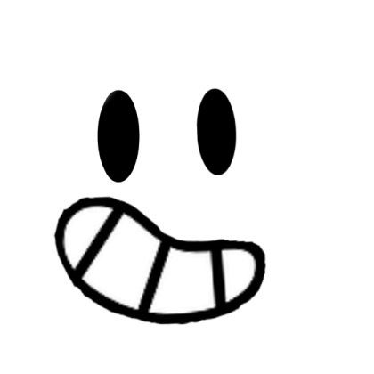 cartoon happy face Roblox decal