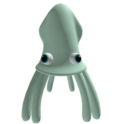 Squid Hat Verde Menta Kawaii Moe Roblox item