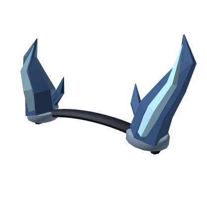 Shardcrest Horns — Blue Crystal