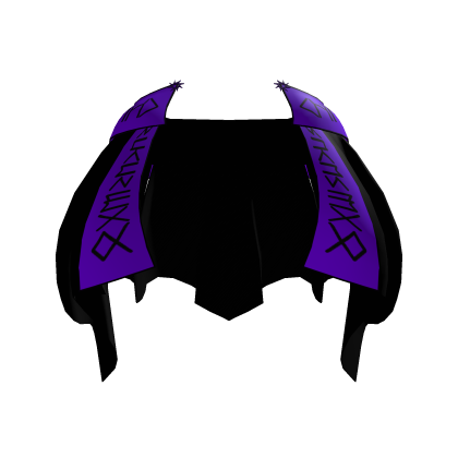R6 1.0 Girl Void Black Spawner Wizard Waist Cape Roblox item