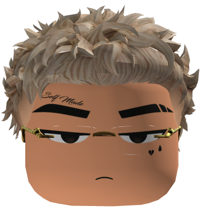 Marlon, with blonde bangs and a gangster look. Roblox item