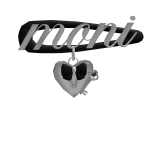 ♡ moni hairclip black /dittoo