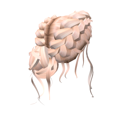 Double Dutch Braided Bun in Blonde Roblox item