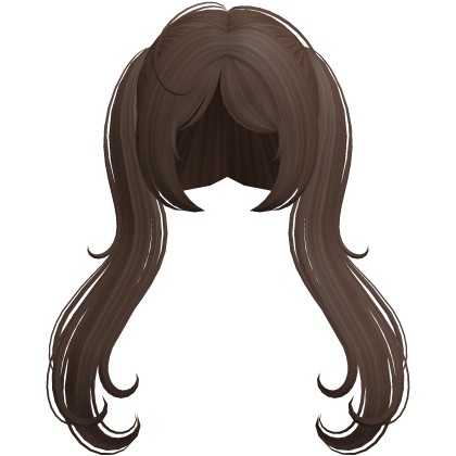 Magical Wispy Kawaii Pigtails in Brown Roblox item