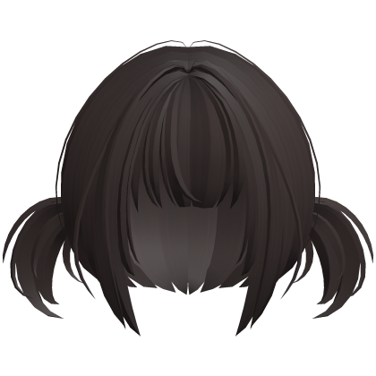 2000s moe anime wispy pigtails low brown