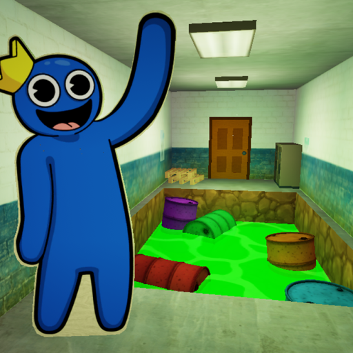 🌈Escape Rainbow Friends Obby official Roblox game thumbnail