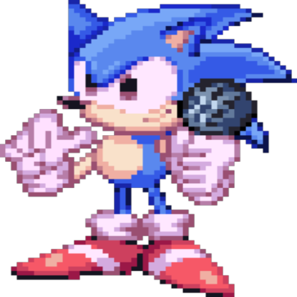 Pixel sonic Sonics Rythm Rush Mod Friday Night Roblox decal