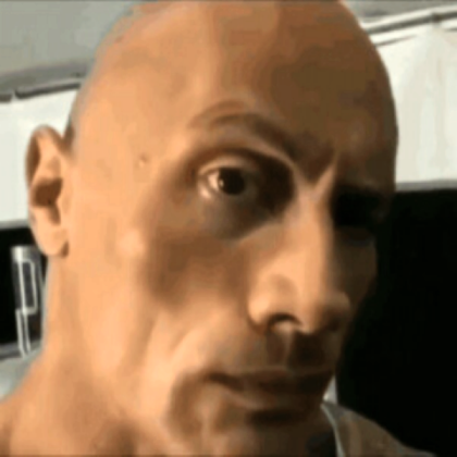 the rock meme Roblox decal
