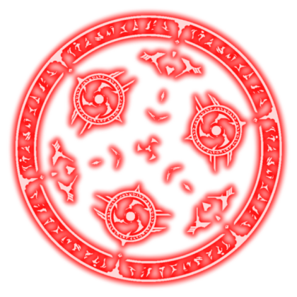 laser magic circle (red) Roblox decal