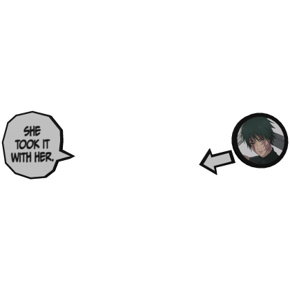 Maki Zenin | Manga Text + Circle Pointer  Roblox item