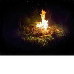 Relaxing camping