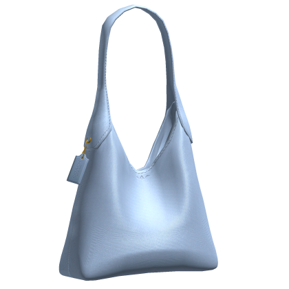 Coach Blue Leather Shoulder Bag thumbnail