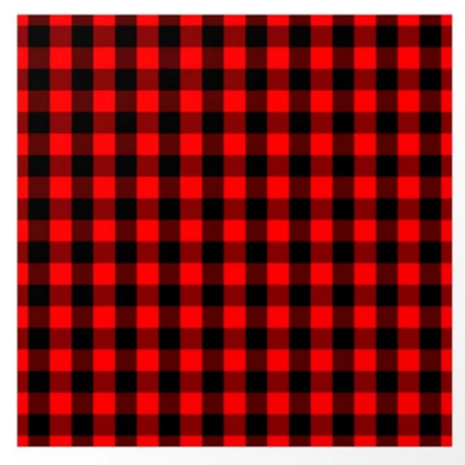 red and black plaid Roblox decal