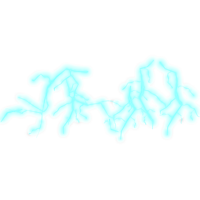 Blue Anime Lightning Aura [EMISSIVE GLOW]
