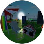 Permanent Portable Retro Boombox [READ DESC]