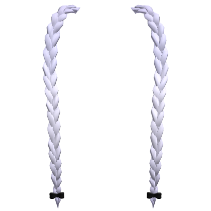♡ : light purple extension pigtail braids (ADD-ON) Roblox item