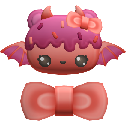 ♡ : devil numnom sweet sprinkled bear hairclip Roblox item