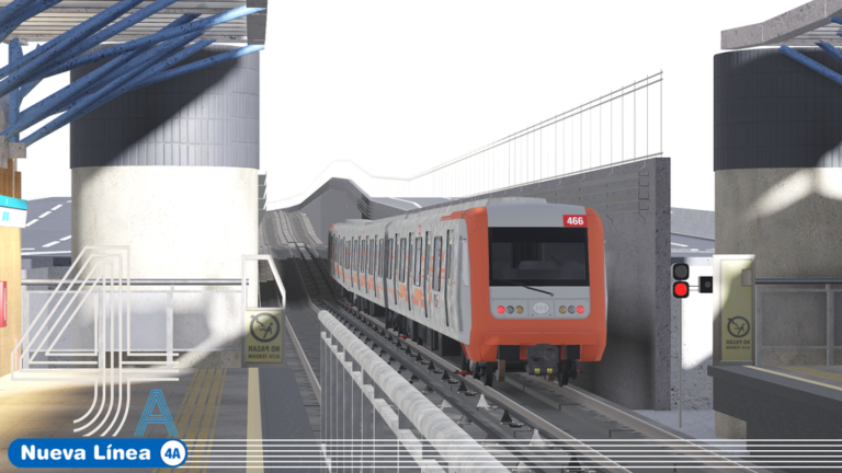 New Santiago Metro Line 4A - ROBLOX screenshot 2