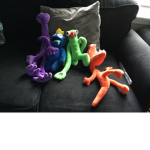 Rainbow friends cool fans