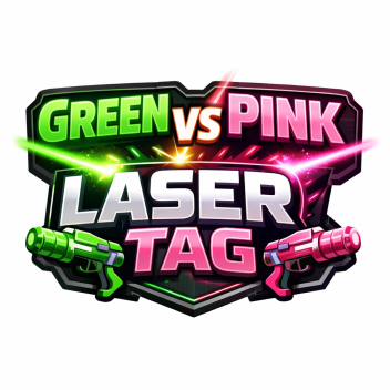  GREEN vs PINK: LASER TAG (🎄)