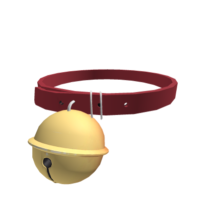 Cute Red Collar w/ Big Gold Bell 1.0