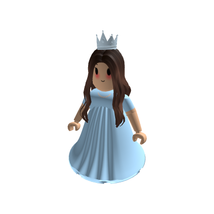 Cute blue princess girl!