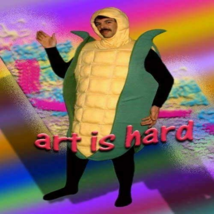 meme art is hard Roblox decal