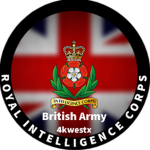 .[BA] Royal Intelligence Corps.