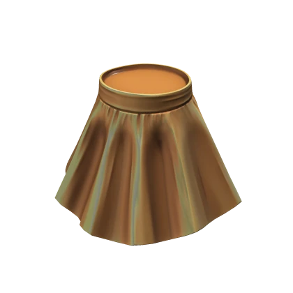 Flowy gold skirt cheap