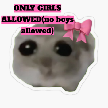 ONLY GIRLS ALLOWED (no boys allowed.)