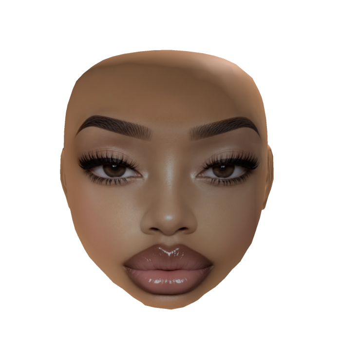 Baddie Latina Makeup Glossy Lips