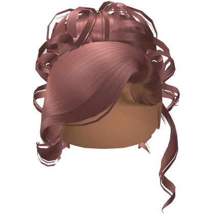 Side Swept Curly Updo [Pink]