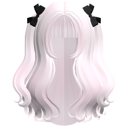 baby pink lovely kawaii long hair w pigtails Roblox item