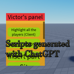 Victor panel but scripts made with ChatGPT