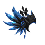 Azure Crystalline Feather Helm