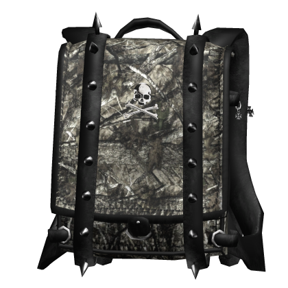 3.0 Spiked Emo Vkei Skull Camo Backpack Roblox item