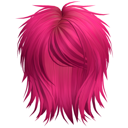Short Fluffy Scene Blowout Hot Pink