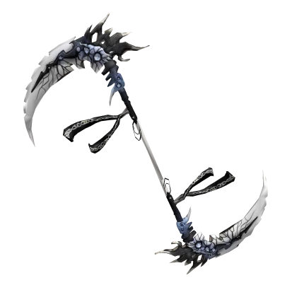 Achromatic Dual Blade Scythe | Roblox Item - Rolimon&rsquo;s
