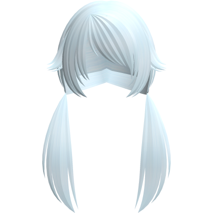 vkei emo scene kitty tufts low pigtails in blue Roblox item