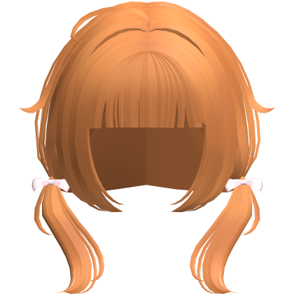 ginger thin low wispy baby pigtails