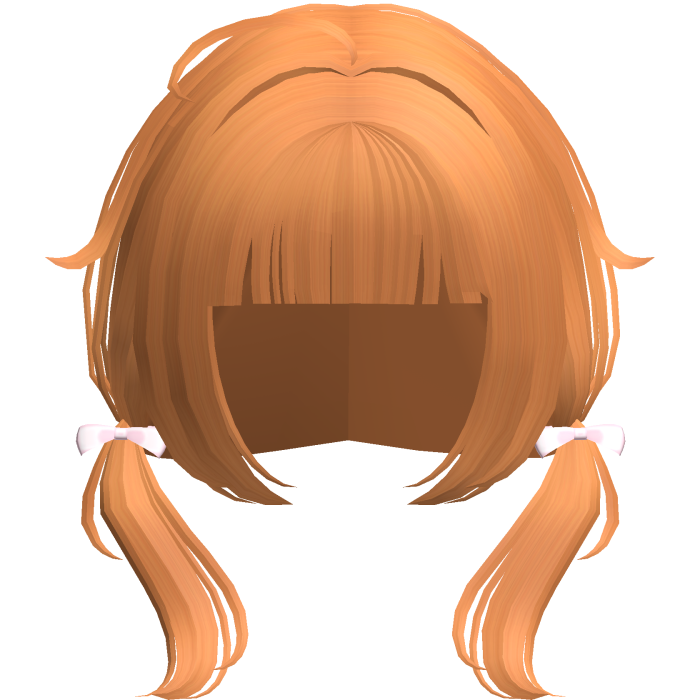 ginger thin low wispy baby pigtails