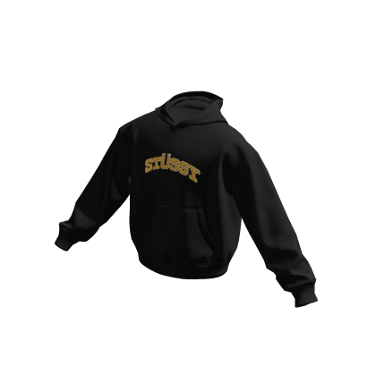 Designer Stussy Hoodie Black thumbnail