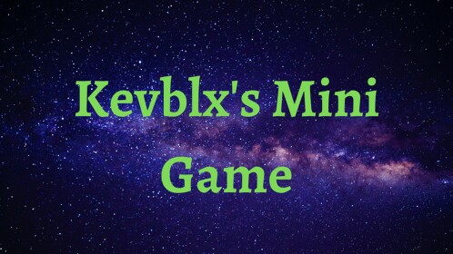 Scripting Mini Game (UPDATED 5/18)