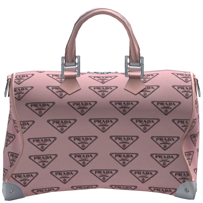 Luxury Prada Duffel Designer Purse Bag (on Head)