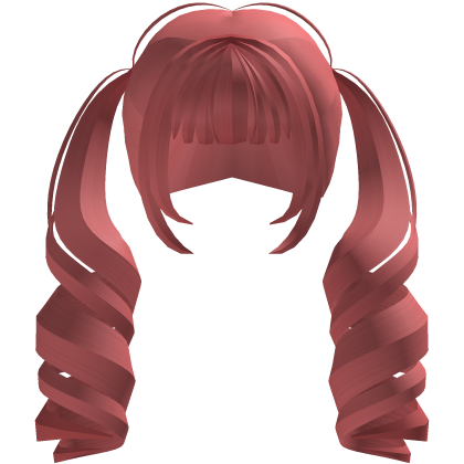 bratty twintails curl pink Roblox item