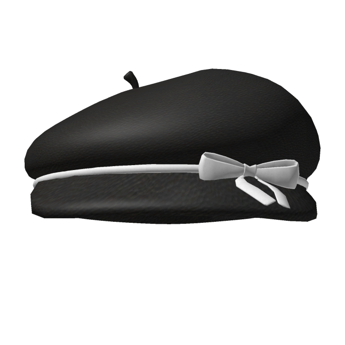 Black Bow Beret