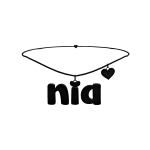 nia 1.0 necklace black