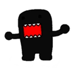Black Domo Roblox badge thumbnail